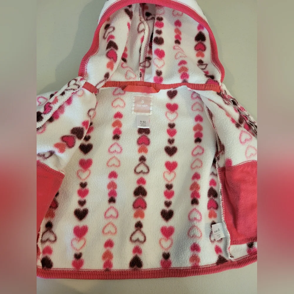 Old Navy Infant Girls zip front 6-12 months Y2K